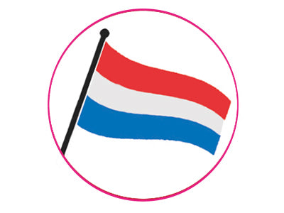 Kwestie strijd Begraafplaats Nederlandse vlag sticker dia 25mm - 5.000/rol bestellen | Etikon etiketten