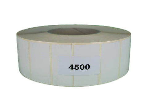50 x 30 mm kleine termische etiketten 4500 per rol