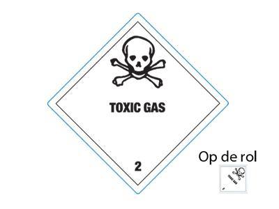 ADR 2.3 Toxic gas etiketten | Etikon
