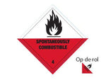 ADR/IMO 4.2 spontaneously combustible etiketten | Etikon