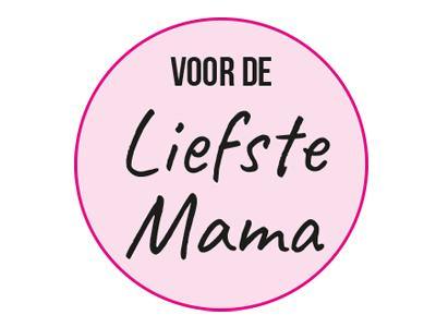 Voor de fiefste mama stickers bestellen moederdag stickers - roze etiketten