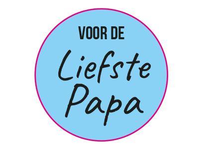Liefste papa vaderdag stickers | Etikon etiketten