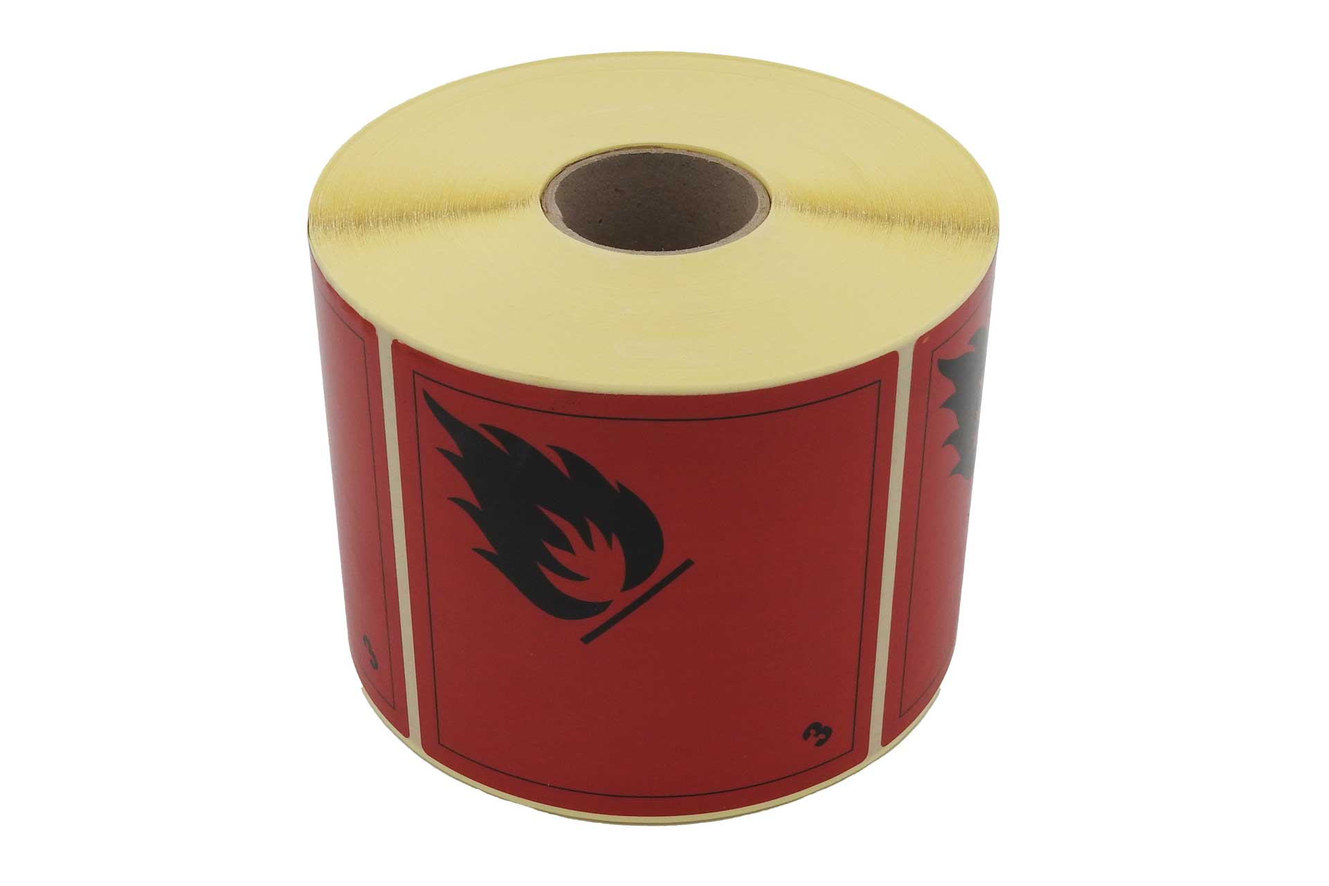 ADR 3. 100 x 100 mm Papier etiketten á 1.000 per rol